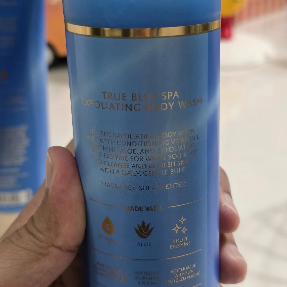 Bath & Body Works True Blue Spa Exfoliating Body Wash 11.3oz NEW RARE